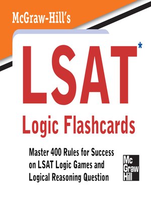 cover image of McGraw-Hill's LSAT Logic Flashcards
